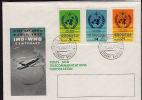 Cov526 Rhodesia (Zimbabwe) 1973,  SG481-483  Centenary Of IMO-WMO  FDC - Rhodesië (1964-1980)