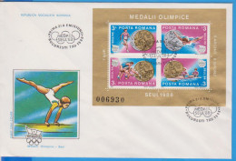 SPORT WRESTLING KAYAK SWIMMING ROMANIA FDC - FDC