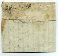 Débourcé De NANCY ( Façon Manuscrit )  Sur Lettre De MACON /  Dept 52 Meurthe / 1er Pluviose An 12 / Ind 20 Côte 450&eur - 1701-1800: Precursors XVIII