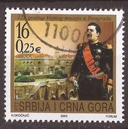 2003  3138  MILITAERMUSEUM  JUGOSLAVIJA JUGOSLAWIEN SERBIEN SRBIJA MONTENEGRO CRNA GORA MILAN OBRENOVIC KOENIG  USED - Used Stamps