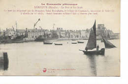 Delcampe - 50 BARFLEUR : Le PORT Et Les QUAIS  / CPA Le Goubey Voyagée En  1931 /légende Rouge /  Bon Etat - Barfleur