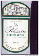 -  Bergerac - Domaine La Pelissière 2000 - Bergerac