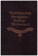 Sparbuch Gerolzhofen - Volkach - Wiesentheid 1940-47 , A. Hildegard , Bank , Sparkasse !!! - Gerolzhofen