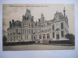 CPA "Fondettes - Le Château De La Plaine (côté Nord)" - Fondettes