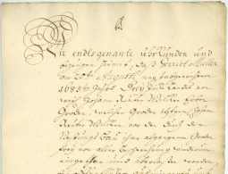 VAREL (Niedersachsen), 6. Mai 1686. – PETKUM, E. A. Von. Könglich-dänischer Drost - Oldenburg - Dänemark Denmark - Documents Historiques