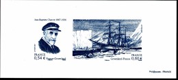 FRANCE/Frankreich 2007 - Jean Baptiste Charcot And  Vessel "Pourquoi-pas?" GRAVURE/EPREUVE** - Expéditions Arctiques