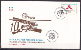 TURKEY, 1994, FDC/Special Cover, IFSAK 10th Istanbul Photography Days, Istanbul 1.11.1994. - Briefe U. Dokumente