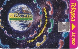 TARJETA DE COLOMBIA DE TELEPSA COMUNICA CON TODO EL MUNDO - Astronomie