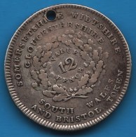 UK Bristol Silver Shilling Trade Token 1811 Somerset Bristol W. Sheppard SOMERSETSHIRE WILTSHIRE / GLOUCESTERS - Professionals/Firms