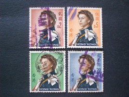 STAMPS HONG KONG 1962 Queen Elizabeth II - Used Stamps