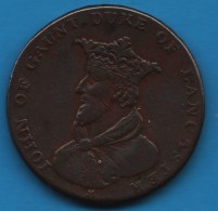 LANCASHIRE - Lancaster "John Of Gaunt" 1/2 HALF PENNY 1794  DH#43 - Firma's