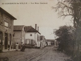 CPA 51 Marne Saint Germain La Ville La Rue Carnot - Autres & Non Classés