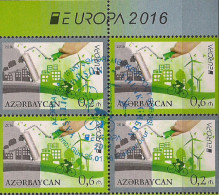 2016  AZERBAIJAN // AZERBAYCAN // ASERBAIIDSCHAN  Mi. 1140-1 D Used Europa - 2016