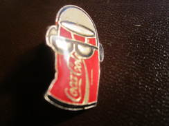 Pin´s COCA COLA CANETTE Signé ESSO  WATTMAN - Coca-Cola