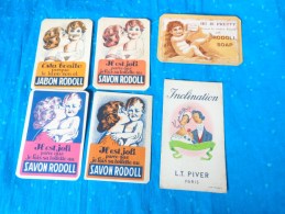 Cartes Parfumées Rodoll-jabon Rodoll-giraud-rodoll Soap  Giraud Lyons-lt Piver-bebe Sa Maman-joli Soir-offrande Dupuy-16 - Non Classificati