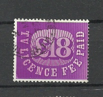 Great Britain 1973 Revenue Tax TV Licence Fee O - Dienstzegels