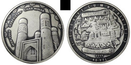 AC - UZBEKISTAN SILK ROAD # 4 COMMEMORATIVE OXIDE SILVER COIN TURKEY, 2008 UNCIRCULATED - Turkey