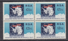 South Africa 1971 Antarctic Treaty 1v Bl Of 4  ** Mnh (30380C) - Unused Stamps