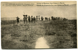 CONGO BELGE CARTE POSTALE ENTIER SURCHARGE EST AFRICAIN ALLEMAND (OCCUPATION BELGE) N°27 ECHELON DE MUNITIONS D´UNE .... - Stamped Stationery