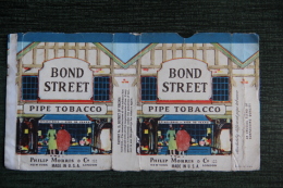 Etui De Paquet De Tabac Pour Pipe " BOND STREET", USA - Andere & Zonder Classificatie