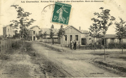 CPA  (95) LES CHARMETTES Avenue Victor Hugo Et  Des Charmettes (gare De Gonesse) - Gonesse