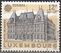 Luxembourg 1990 Michel 1243 O Cote (2008) 0.30 Euro Europa CEPT Hôtel Des Postes - Gebraucht