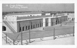 04491 "GORGE CURTAIN FORT HENRY ONTARIO" ANIMATA, MILIRARY. CART NON SPED - Chutes Du Niagara