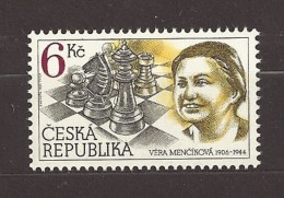 Czech Republic Tschechische Republik 1996 MNH ** Mi 102 Sc 2979 Vera Mencíková, The First Chess Grandmaster C.5 - Neufs