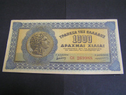 GREECE 1941 1000 Drax  ΕF. UNC.; - Griekenland