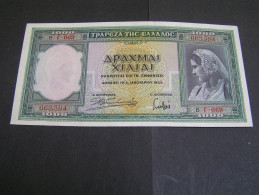 GREECE 1939 1000 Drax UNC; - Grèce