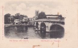 16 / 6 / 265  -    HENLEY  On  Thames   - The  Bridge  And  Church - Andere & Zonder Classificatie