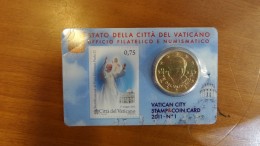 Vaticano- 2011- Francobollo E Moneta- Stamp & Coin - Vatican