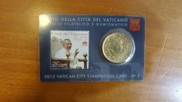 Vaticano- 2012- Francobollo E Moneta- Stamp & Coin - Vatican