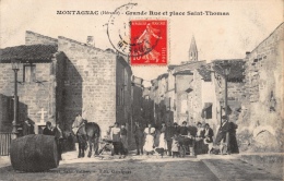 MONTAGNAC - Grande Rue Et Place Saint-Thomas  - Animation - Montagnac
