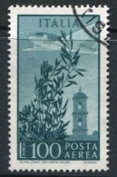 ITALIA Repubblica 1971 Posta Aerea Valori Complementari Lire 100 Campidoglio Annullato Usato Filigrana Stelle - Luchtpost