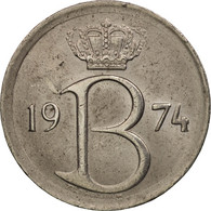 Monnaie, Belgique, 25 Centimes, 1974, Bruxelles, SUP, Copper-nickel, KM:153.1 - 25 Cents