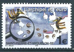 St Pierre Et Miquelon - 2002  - L´ Archipel Et L´ Euro   -  N° 773 - Neuf ** - MNH - Unused Stamps