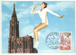 CM - Carte Maximum Card - 1978 - YT 2019 - Championnats Du Monde De Gymnastique - Strasbourg - 1970-79