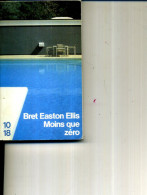 BRET EASTON ELLIS MOINS QUE ZERO 245 PAGES 2000 - Action