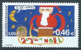 St Pierre Et Miquelon - 2001  - Noël   -  N° 757 - Neuf ** - MNH - Unused Stamps