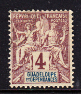 Guadeloupe MH Scott #29 4c Navigation & Commerce - Neufs