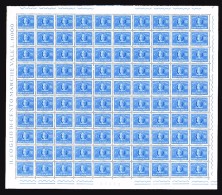 ITALIA 1977 Recapito Autorizzato Foglio Intero Lire 110  MNH ** Integro ! Fogli - Full Sheets