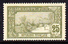 Guadeloupe MNH Scott #66 25c View Of La Soufriere - Neufs