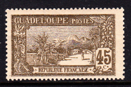 Guadeloupe MH Scott #72 45c View Of La Soufriere - Neufs