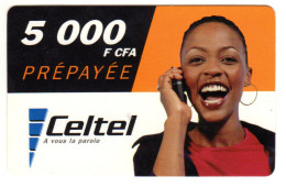 BURKINA-FASO RECHARGE CELTEL 5 000 FCFA Date 30/07/2003 - Burkina Faso