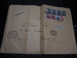 ESPAGNE - Env Pour Paris - Grand Format - A Bien étudier - Détaillons Collection - Lot N° 16479 - 1931-50 Covers
