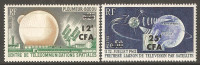 Reunion Island 1963 Mi# 423-424 ** MNH - Telstar Satellite / Space - Neufs