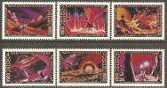 Cuba 1974 Mi# 1956-1961 ** MNH - Science Fiction / Cosmonauts Day / Space - Unused Stamps