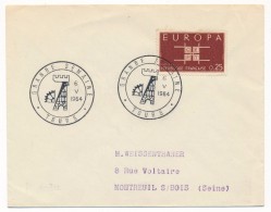 Enveloppe - Cachet Temporaire Illustré "Grande Semaine TOURS" - 6-5-1964 - Matasellos Conmemorativos