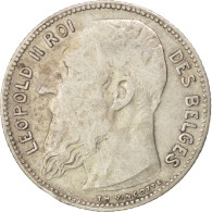 Monnaie, Belgique, Franc, 1909, TB+, Argent, KM:56.1 - 1 Frank